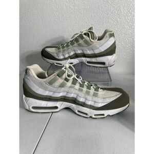 Nike Air Max 95 Mens Size 14 White Medium Olive Oil Green FD0780-100